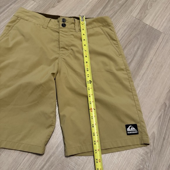 Quiksilver Amphibians Board Shorts Men's 29 Brown Logo Hook Loop Snap Pockets - Picture 7 of 7